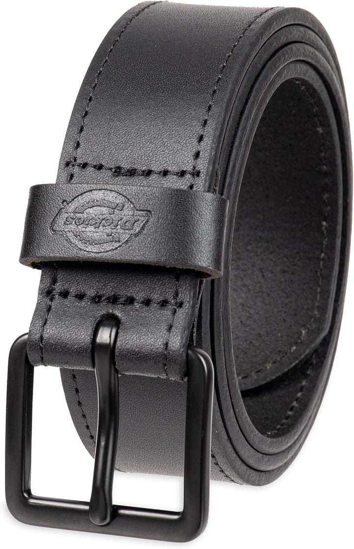 Dickies cinturón de cuero auténtico para hombre \u2013 estilo casua...