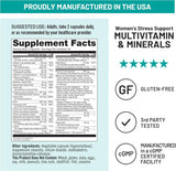 NatureWise Multivitamínico para mujeres + apoyo al estrés con alime...