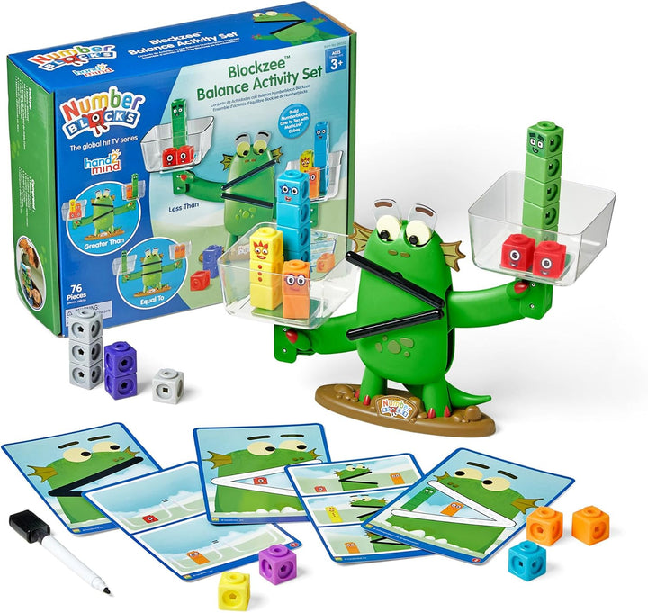 hand2mind Numberblocks Blockzee Conjunto de Actividades, 61 Cubos M...