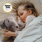 Moonkie Hug & Go™ Mochila de elefante para niños pequeños, bolsa de felpa suave con juguete para llevar para niños de 2 a 4 años | Ideal para guardería, viajes y regalos de cumpleaños