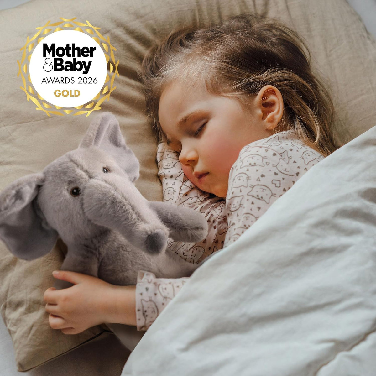 Moonkie Hug & Go™ Mochila de elefante para niños pequeños, bolsa de felpa suave con juguete para llevar para niños de 2 a 4 años | Ideal para guardería, viajes y regalos de cumpleaños