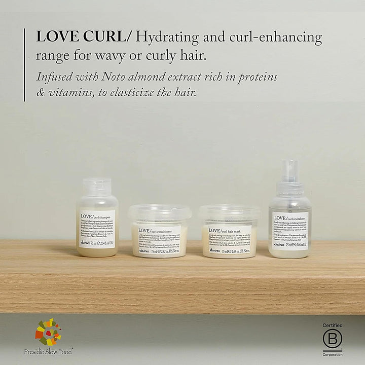 Davines Love - Acondicionador de rizos, mejora y controla el cabell...