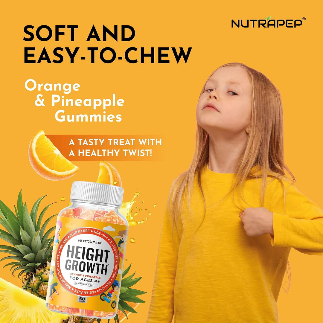 NutraPep Gomitas de suplemento para el crecimiento de la altura de...