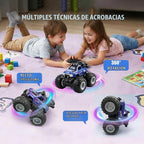 BEZGAR Camión de Mosnter teledirigido, coches RC con espray de niebla, dos