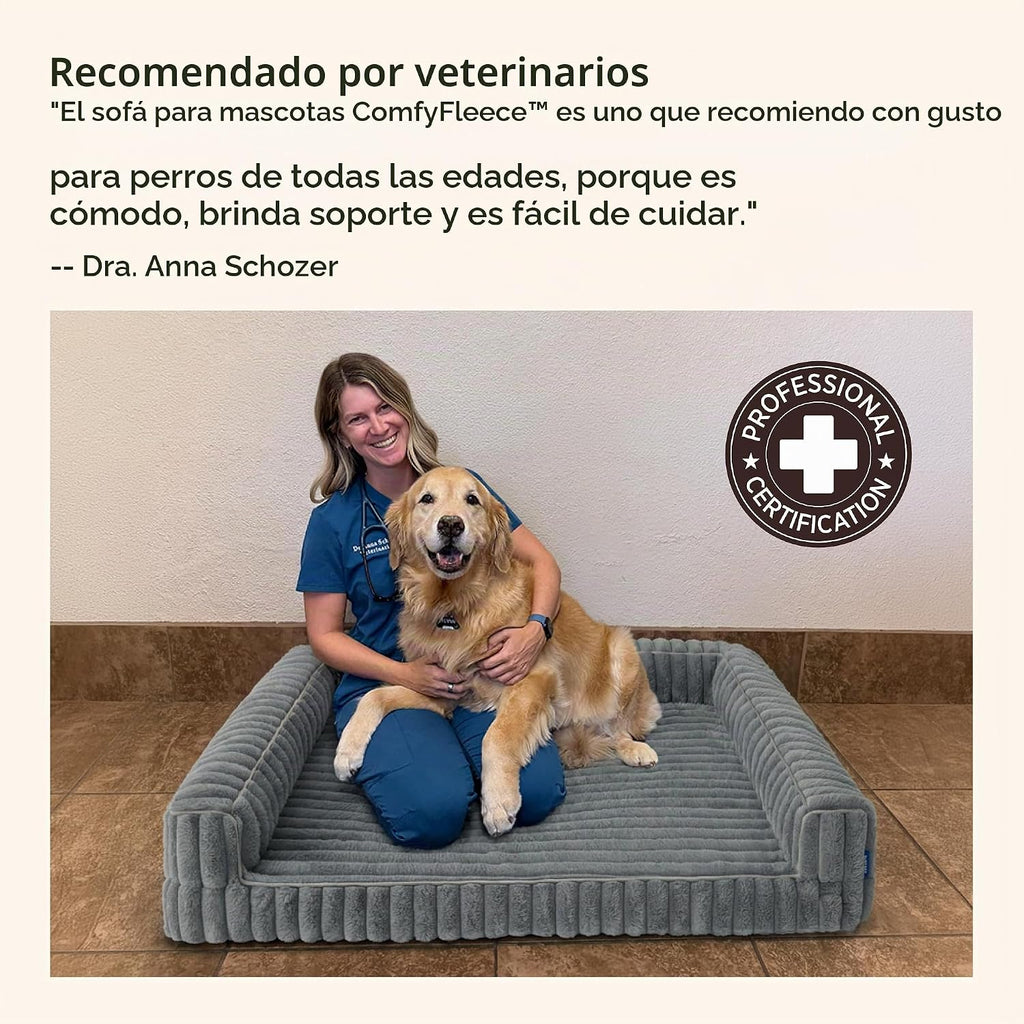 Bedsure ComfyFleece® - Camas ortopédicas de espuma viscoelástica para