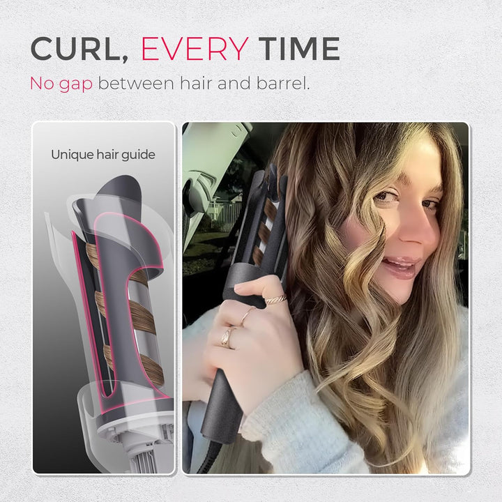 TYMO TYMO CURLPRO - Rizador de pelo giratorio automático, rizador d...