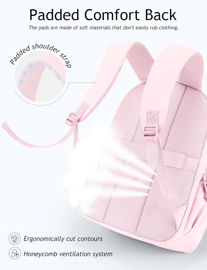 Mochila de viaje Uselike para mujeres, mochila para laptop de 15.6...