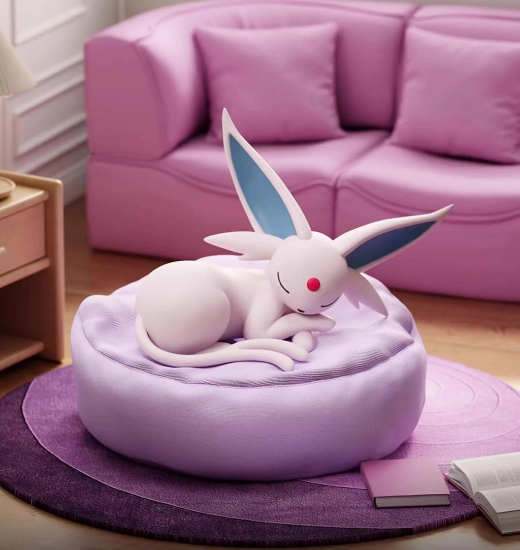 Pokemon - Caja ciega para dormir Eevee - con cama - Mini - Caja de acebo