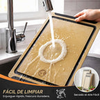Juego de 3 tablas de cortar de madera compuesta