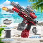 Pistola de agua eléctrica, pistola automática para niños y adultos