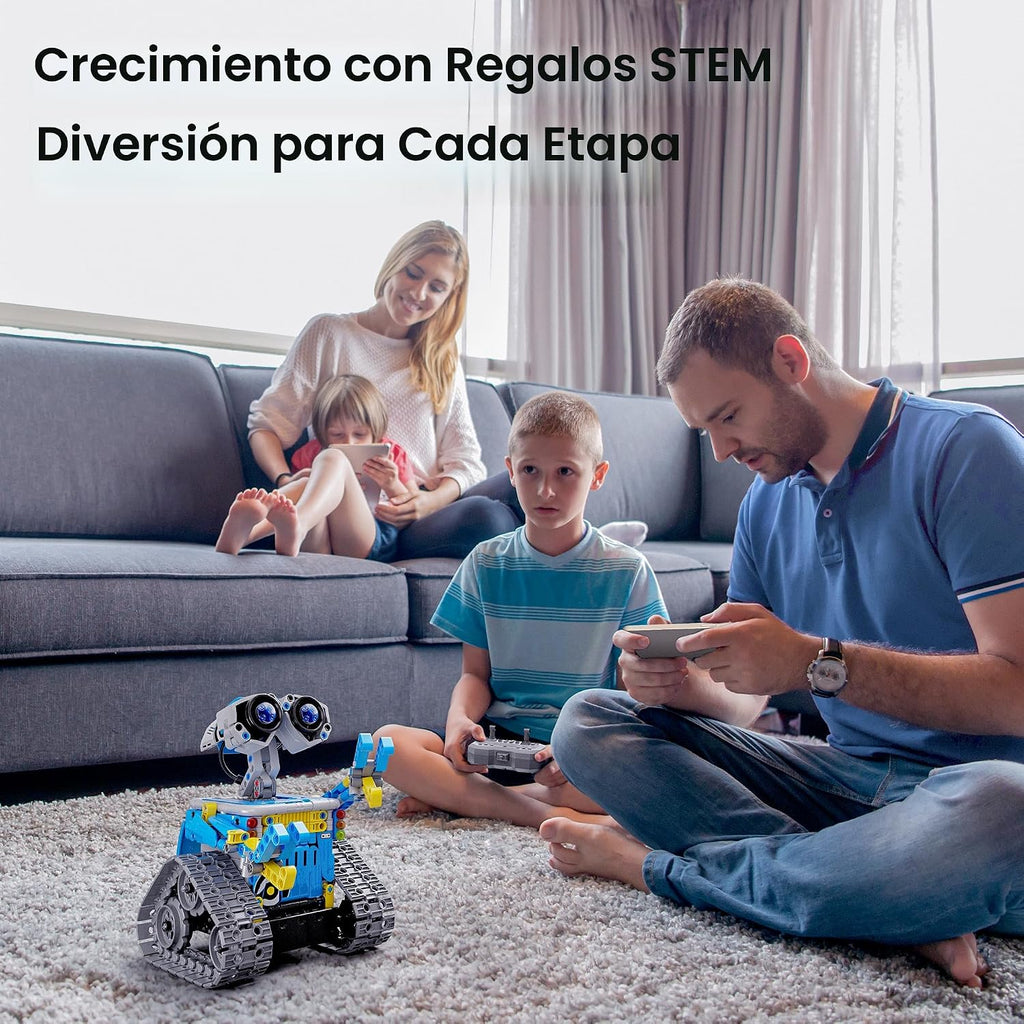 Sillbird Kit de robot de construcción con control remoto, regalo STEM para