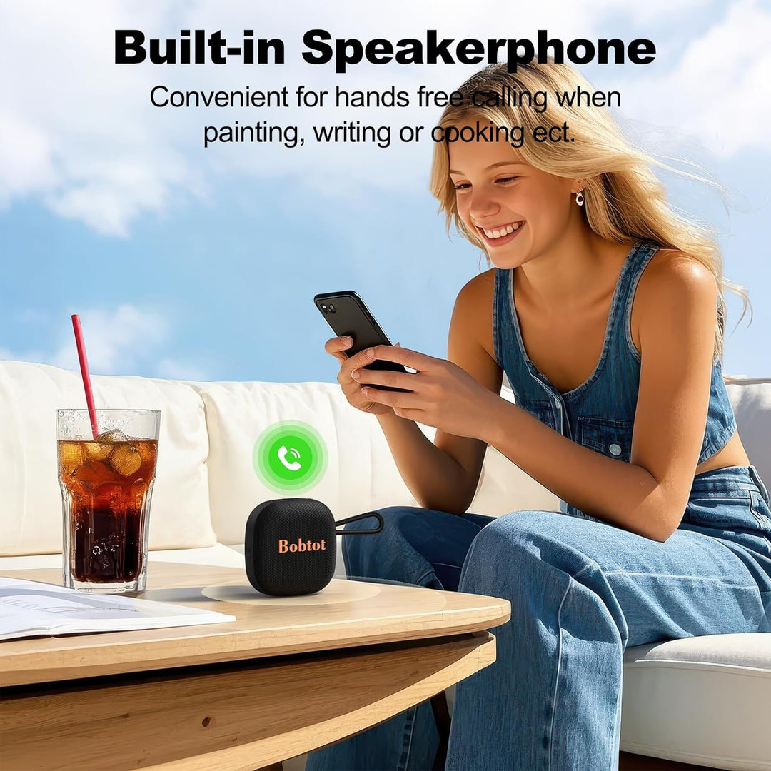 Bobtot Altavoces Bluetooth Portátiles Inalámbricos, Mini Altavoz de...