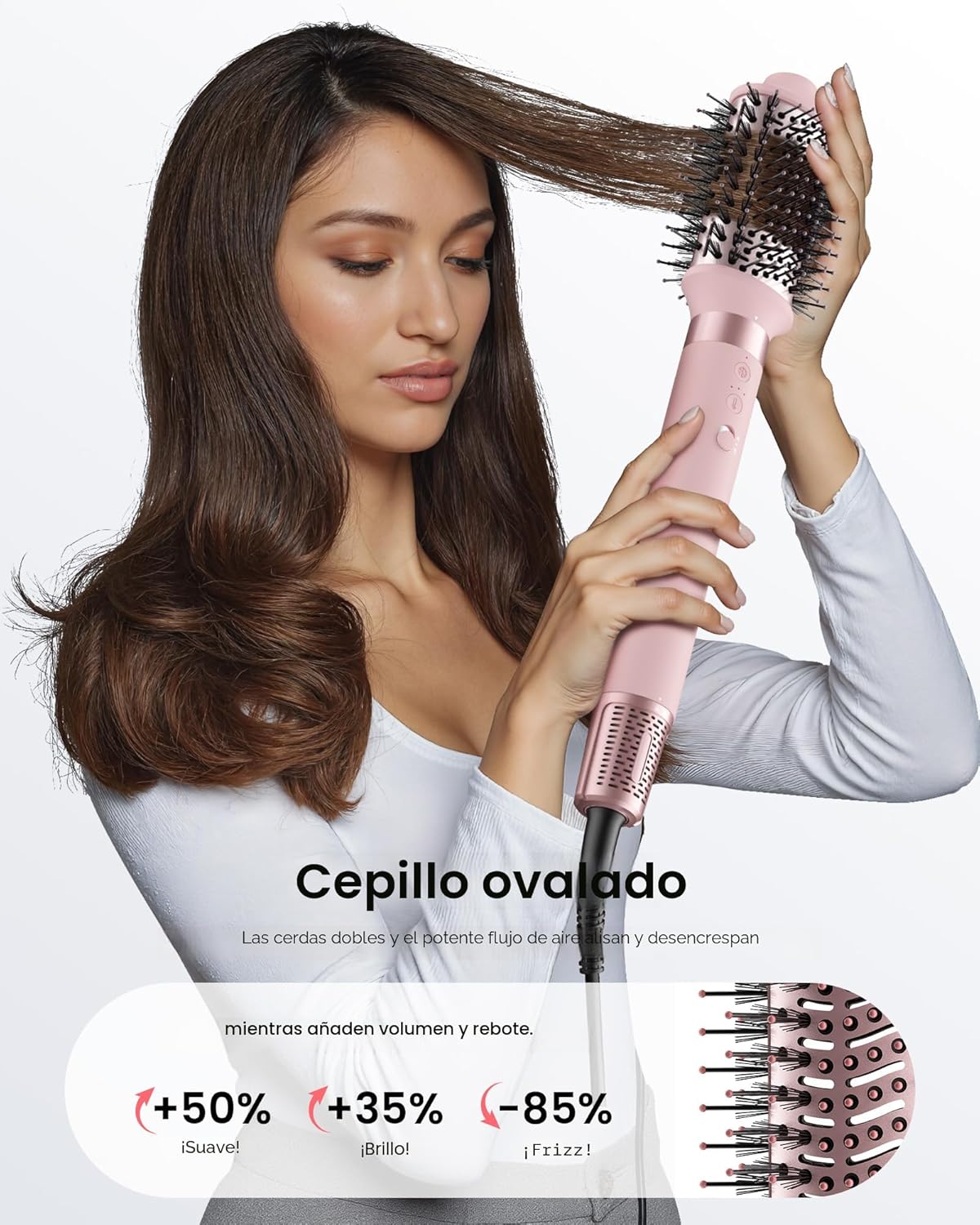 MESCOMB Envoltura de aire caliente 5 en 1, secador de pelo de alta...