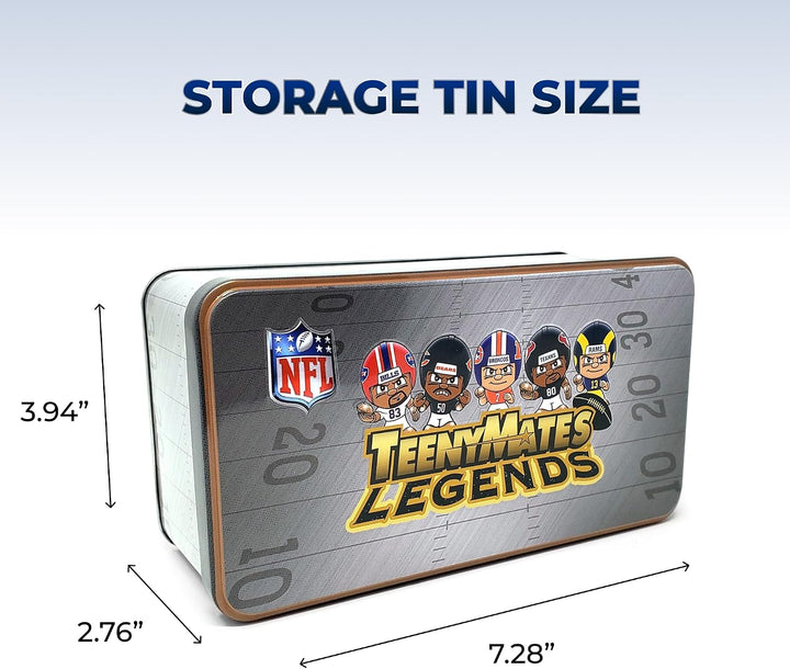 Teenymates Party Animal 2026 Serie de Leyendas de la NFL, 4 Figuras...