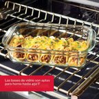 Rubbermaid Brilliance - Recipientes de vidrio para almacenamiento de alimentos, varios tamaños, juego de 9, sin BPA, a prueba de fugas, transparentes