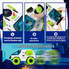 TOY Life Juguetes de cohete espacial para niños, juguete de lanzadera con figura de astronauta y rover para niños de 5 a 12 años, nave espacial, planeta STEM para niños y niñas