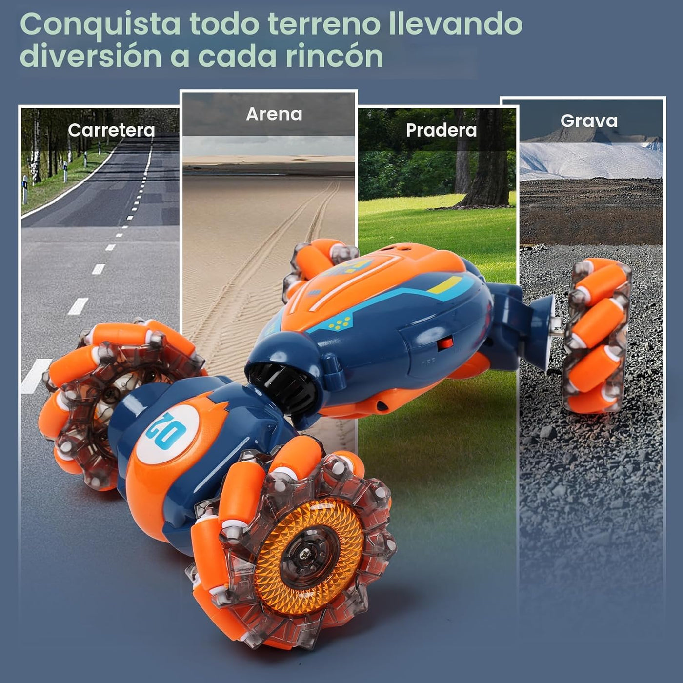 Coche de acrobacias RC con detección de gestos \u2013 Juguetes para...