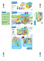 Playmobil Junior: Camión de construcción con garaje