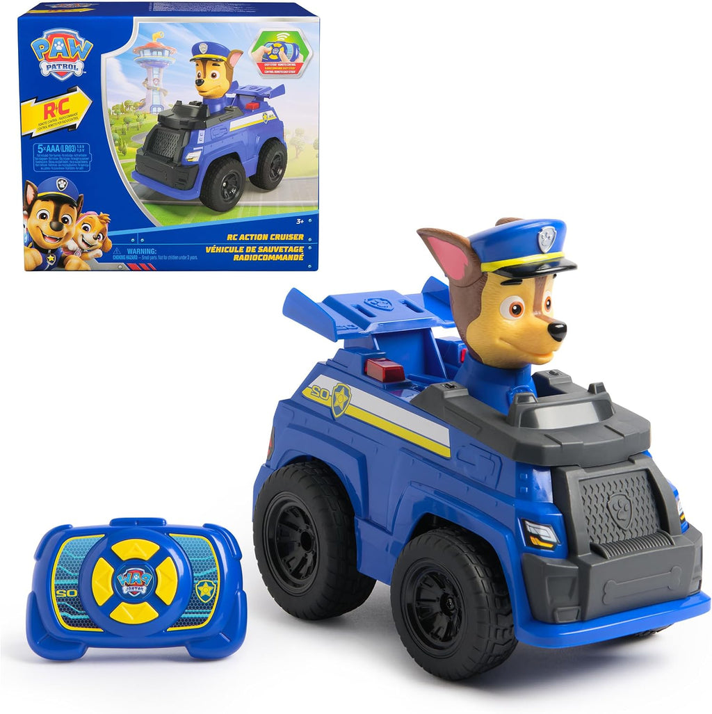 Paw Patrol Chase RC Action Cruiser Vehículo de Juguete Control Remoto