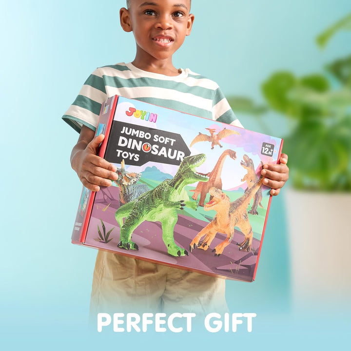 JOYIN Juguetes de dinosaurio grandes para niños pequeños 6