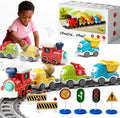 Dimoarch Juego de tren eléctrico para niños pequeños de 1, 2, 3, 4 años