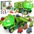 TOY Life Dinosaur Transport Truck Playset, 57 Pieces, Ages 3+