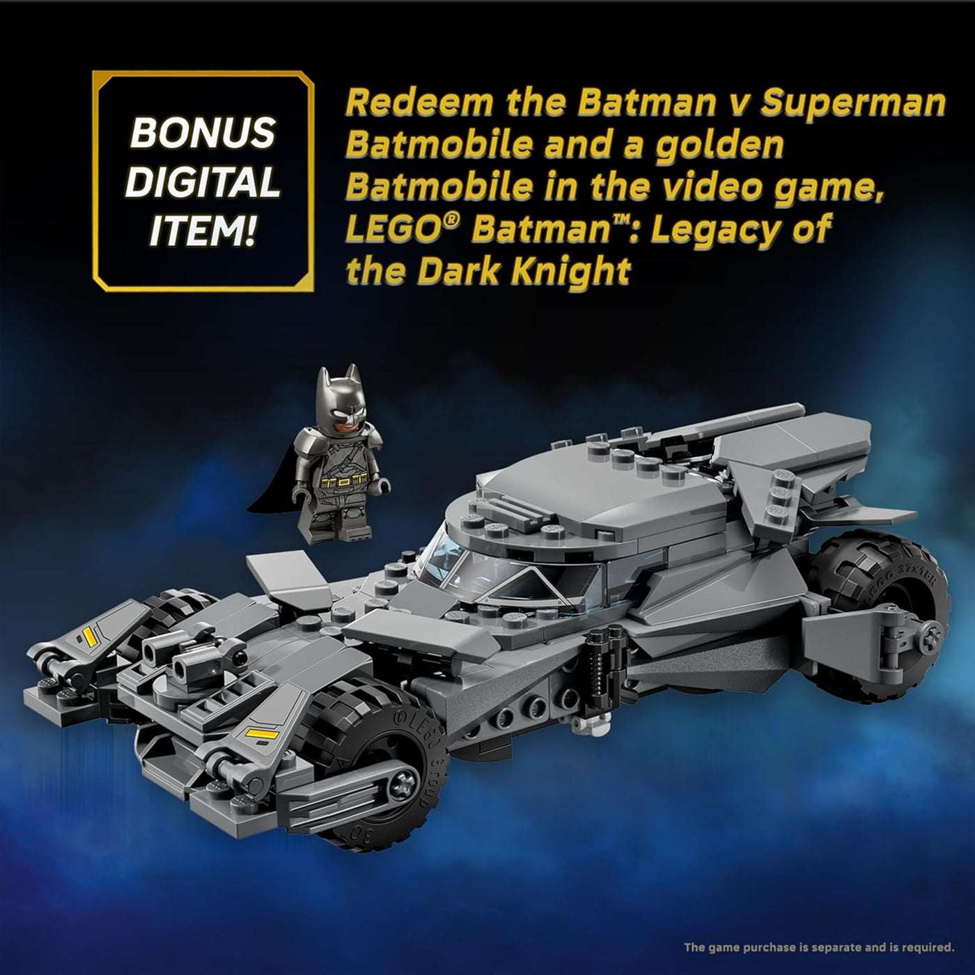 LEGO DC Batman: Batman v Superman Batmobile - Juego de bloques de c...