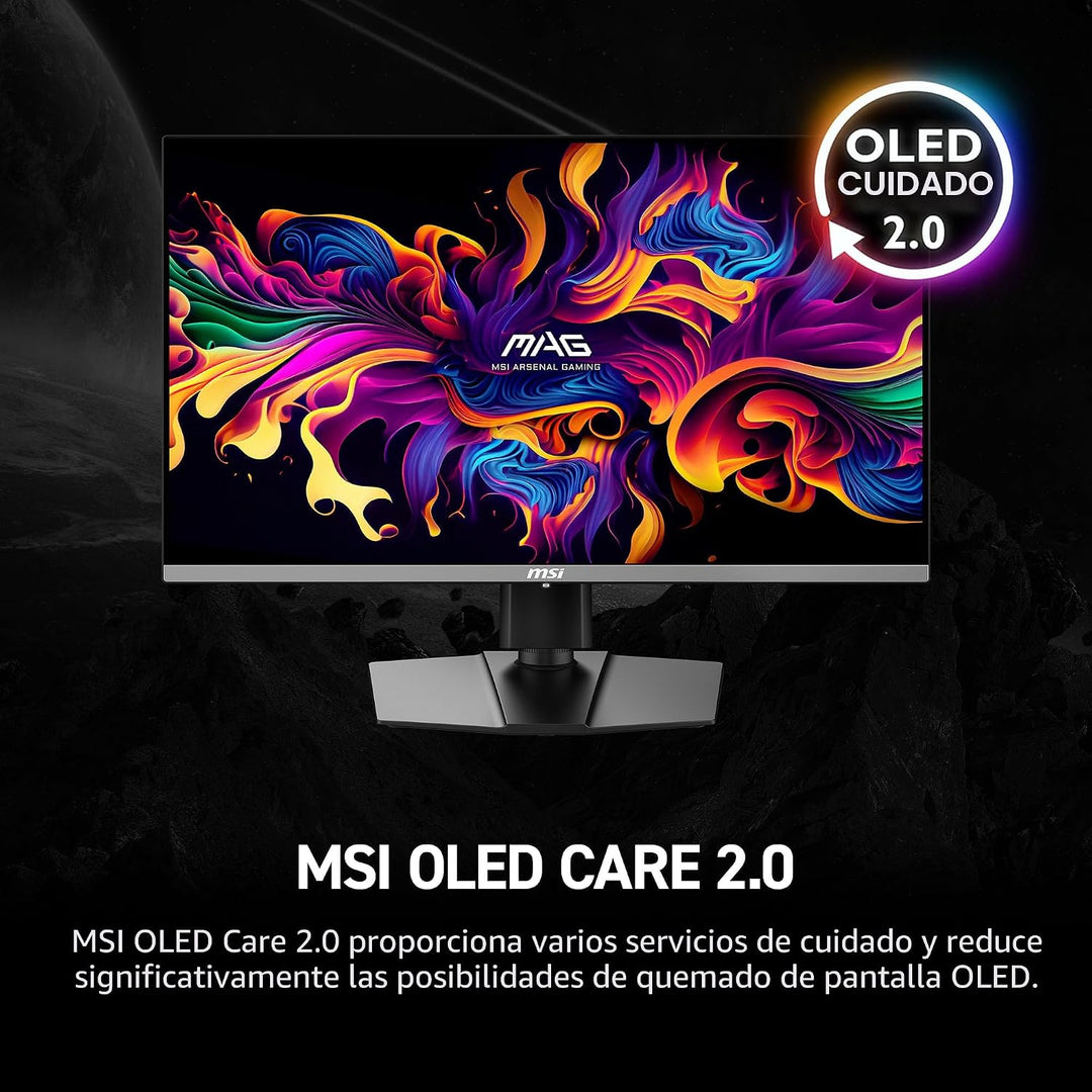 MSI MAG 272QP QD-OLED X50 Monitor de juegos de 26.5 pulgadas, 2560...