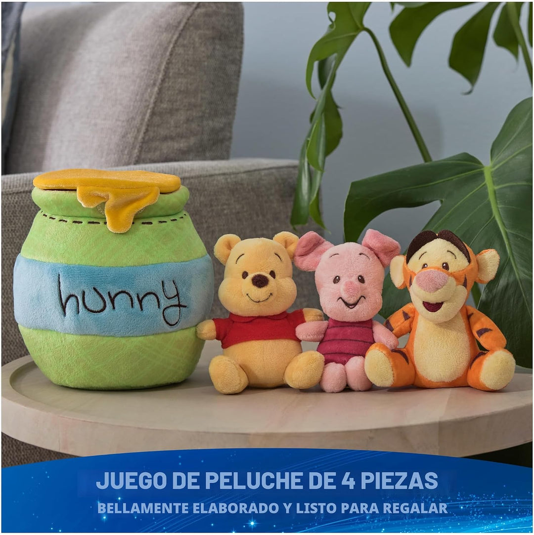 GUND Disney Winnie the Pooh Juego de peluches oficial con Pooh, Tig...