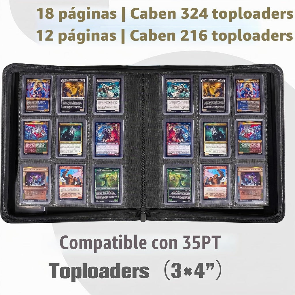 ProCase Top Loader - Carpeta con 9 bolsillos para 324 cargadores superiores
