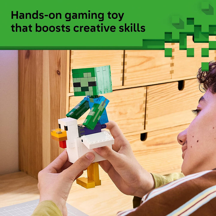 LEGO Minecraft Pollo Jockey 21582 | Juguetes de construcción para n...