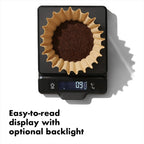OXO Good Grips - Báscula de cocina de 5 libras con pantalla extraíble