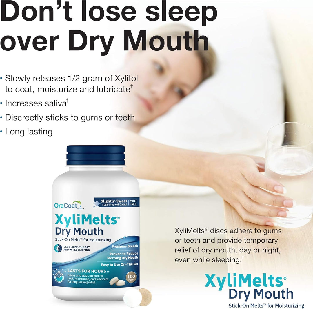 Oracoat XyliMelts para Boca Seca de Noche o Día - Discos Adhesivos...