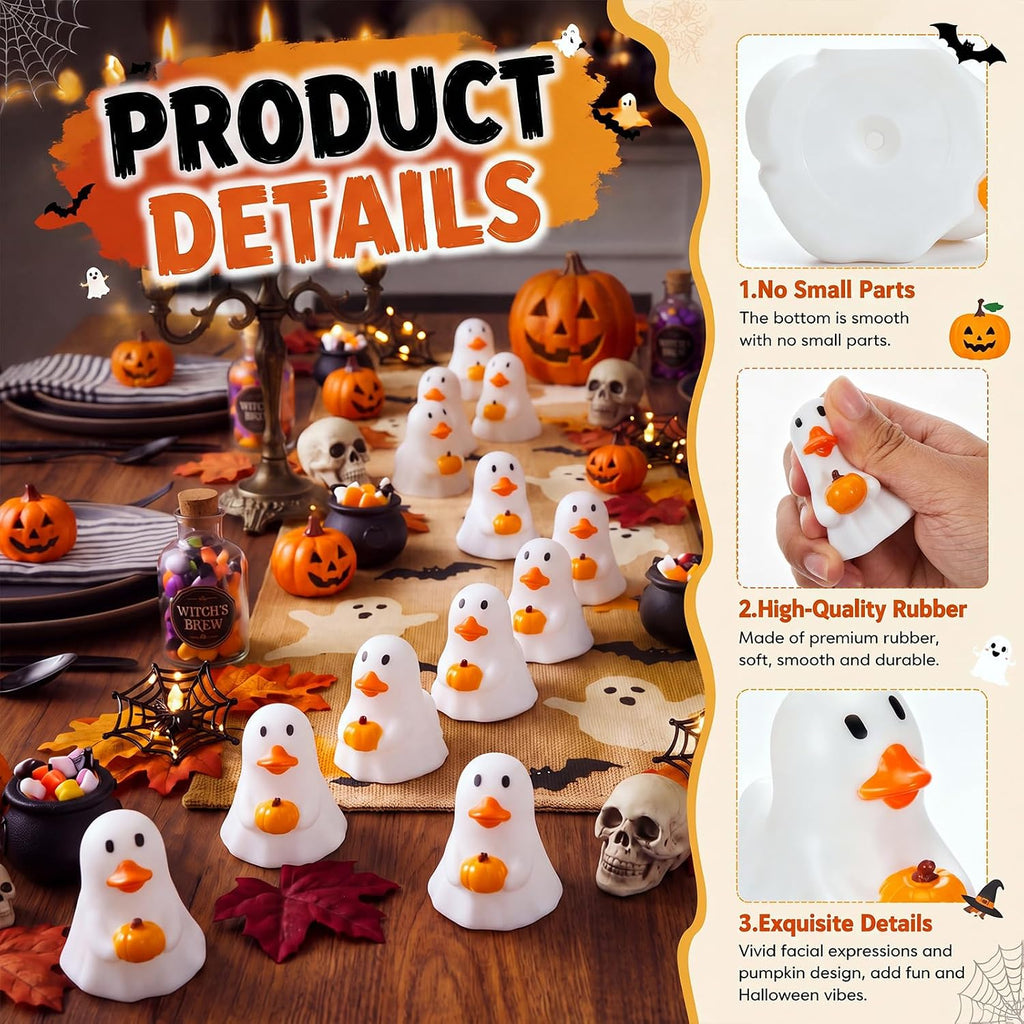 DEEKIN 24 patos de goma de Halloween a granel