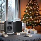 Saiyin - Altavoz pasivo Woofer de 5 pulgadas, 40 W x 2, tweeter de cúpula de seda de 0.787 in, 4 ohmios
