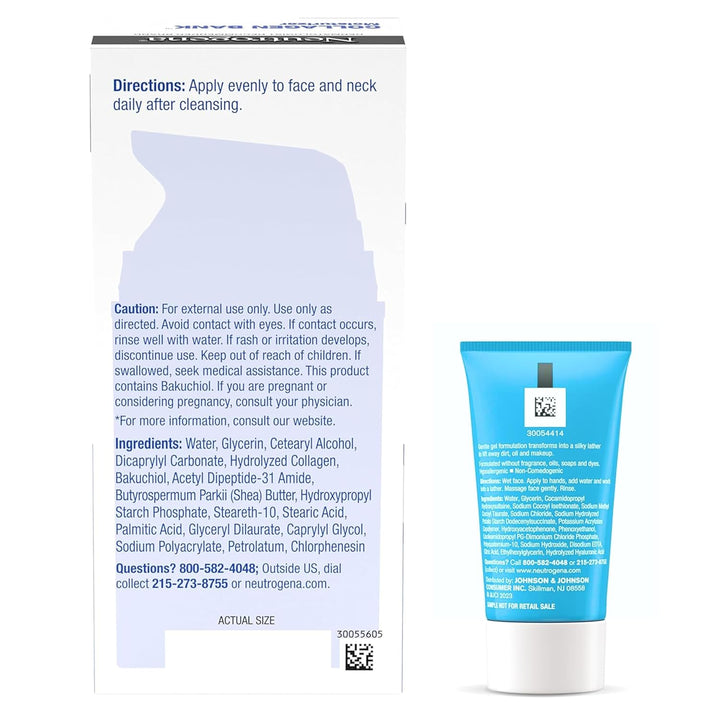 Neutrogena Crema Hidratante Facial de Banco de Colágeno, Crema de C...