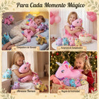 gnomantic Animales de peluche de unicornio con bebés en el interior