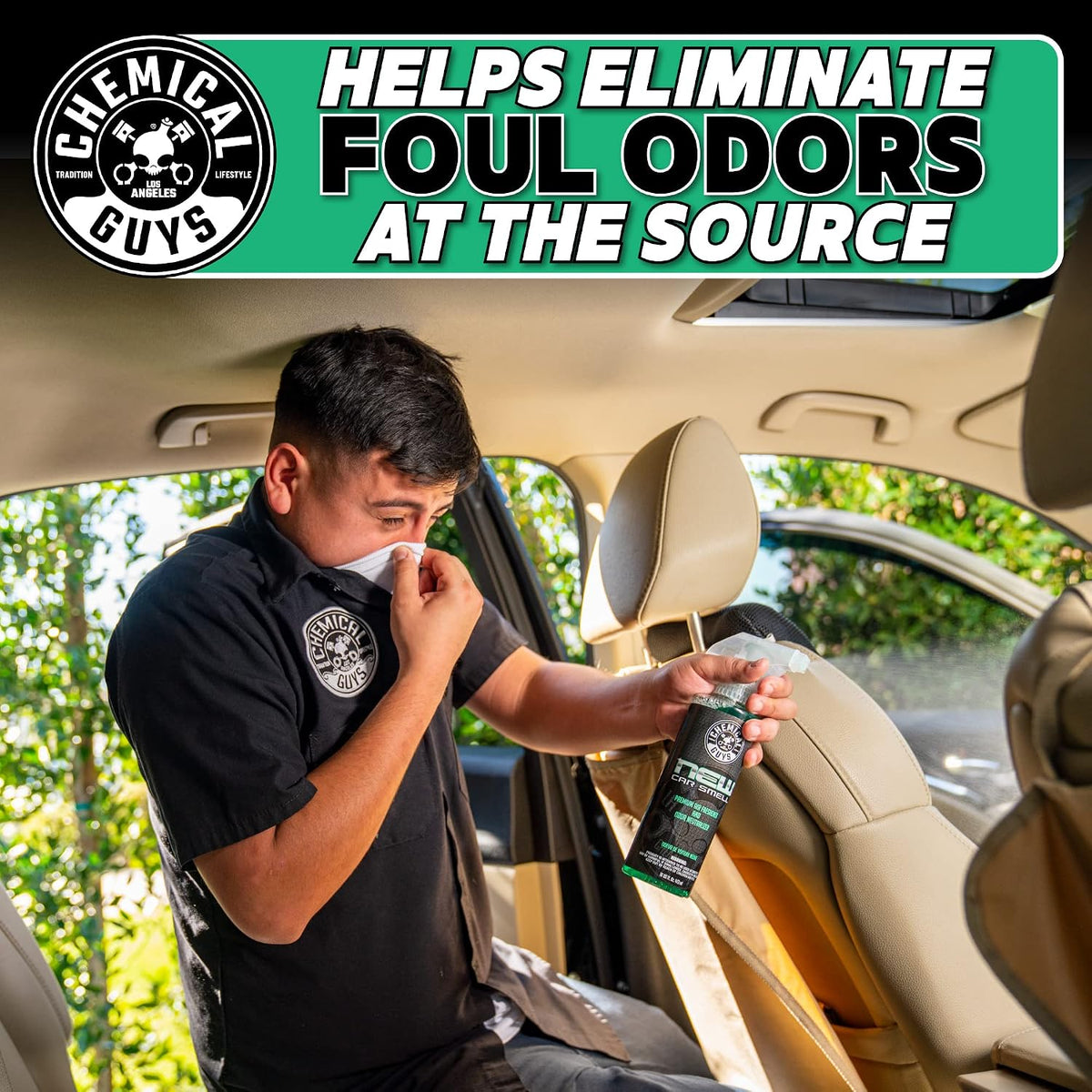 Chemical Guys, nuevo ambientador de olor de coche y espray neutralizador de