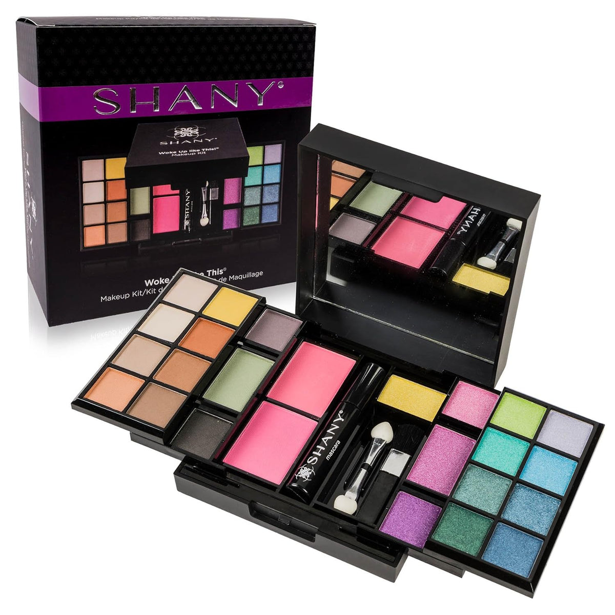 SHANY Kit de maquillaje 'Woke Up Like This', sombras de ojo...