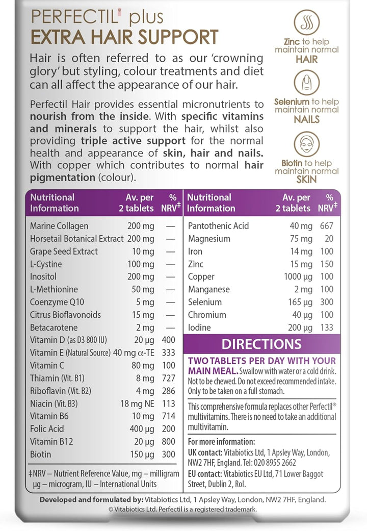 Perfectil Vitabiotics Multivitamínico | Fórmula para el crecimiento...