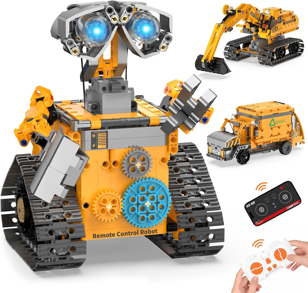 STEM Robot Kit de construcción con control remoto para niños de 8 a