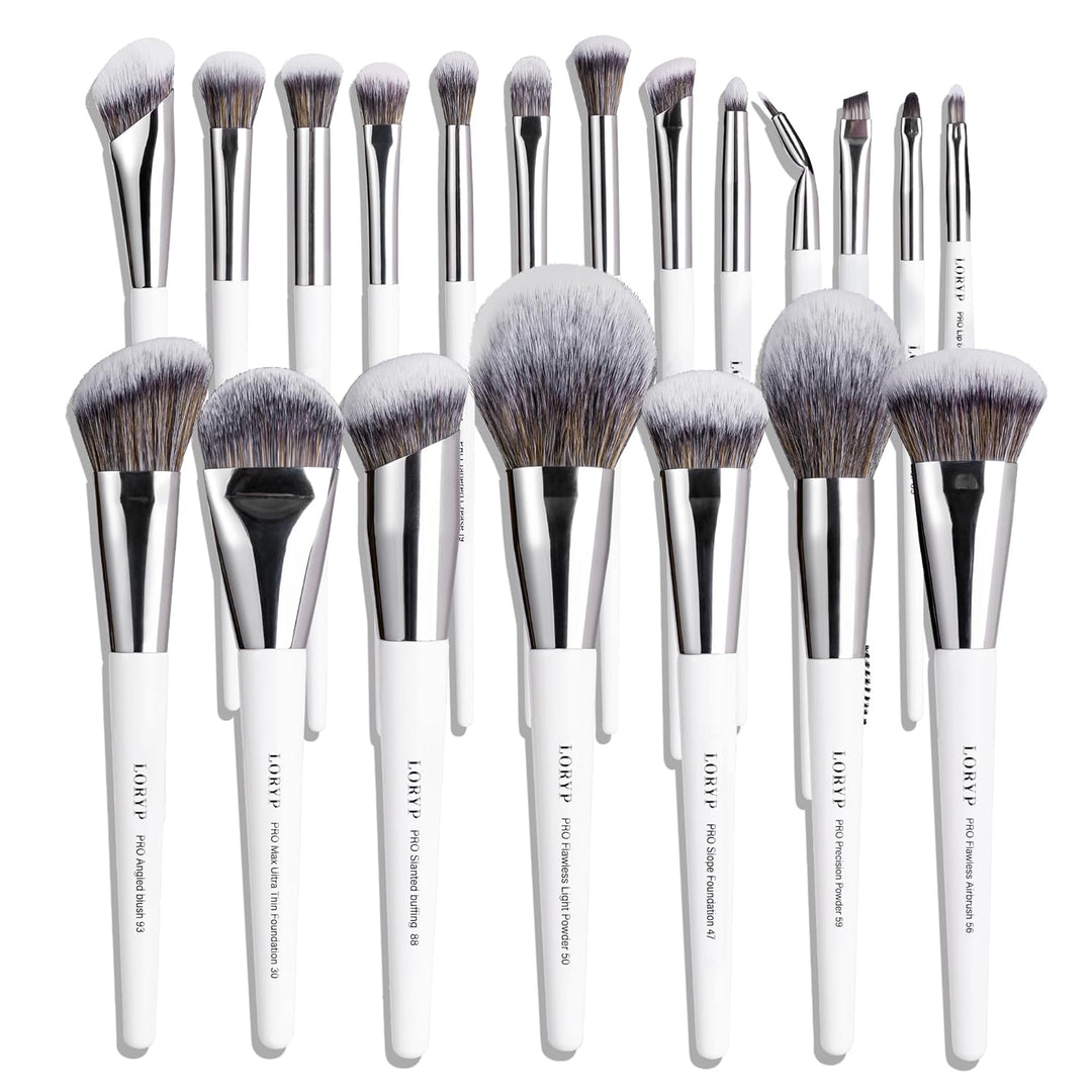 LORYP Juego de brochas de maquillaje profesionales suaves sintético...
