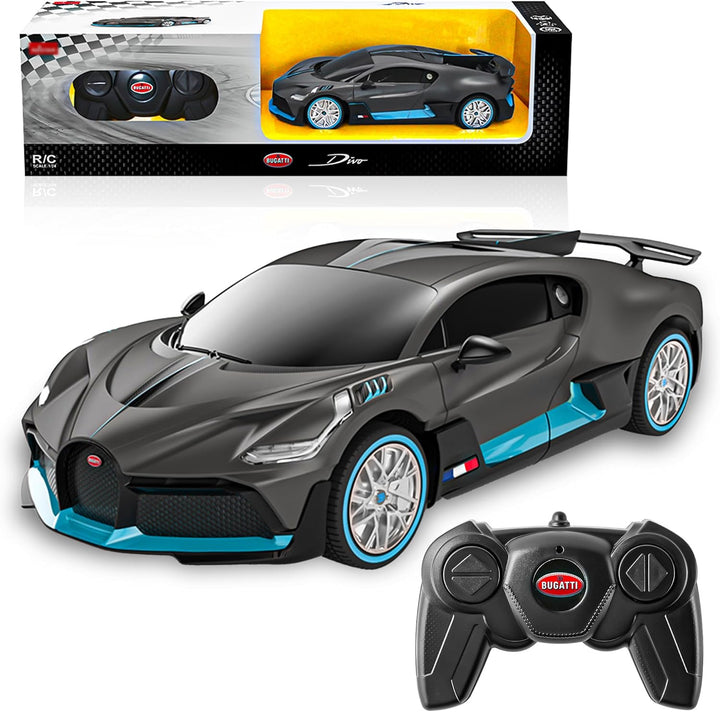 BEZGAR Auto de control remoto Bugatti para niños - 1:24 Autos RC Bu...
