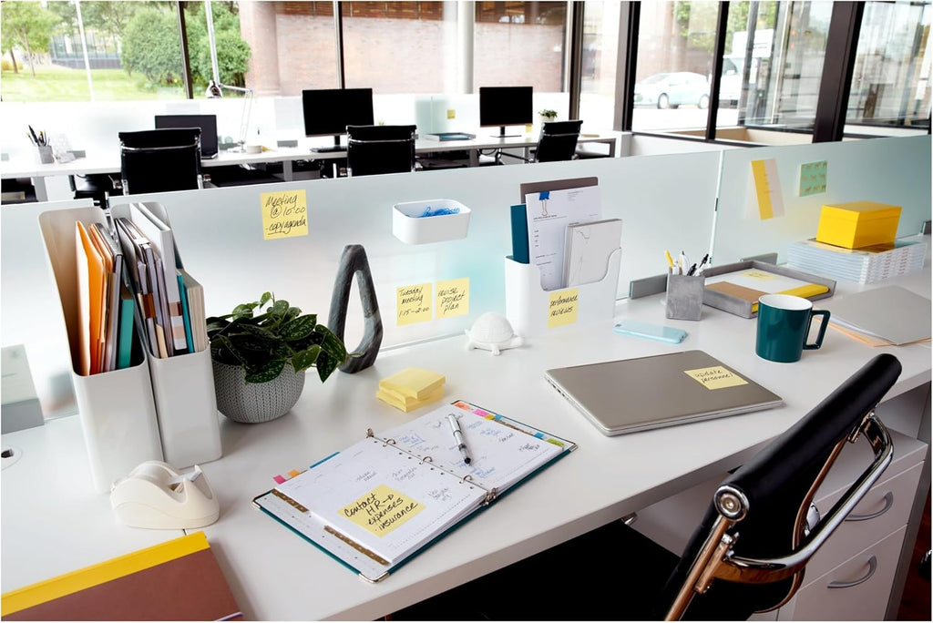 Post-it Notas superadhesivas 100% recicladas, 3 x 3 pulgadas