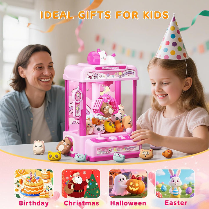 Máquinas de garras Skirfy para niños de 6 años en adelante, mini má...