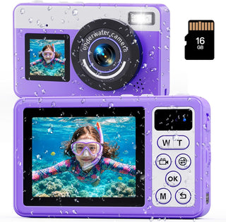 Maxmango Cámara submarina D70, cámara digital impermeable de 10 pie...