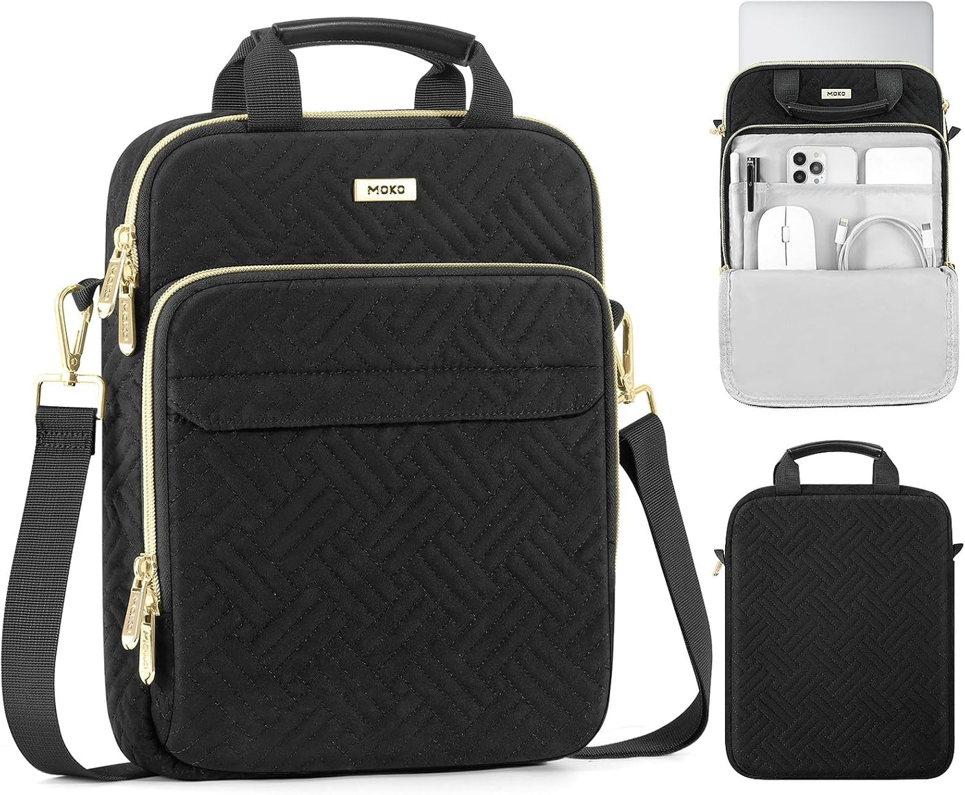 MoKo Funda acolchada para laptop de 15 pulgadas para MacBook Air de...