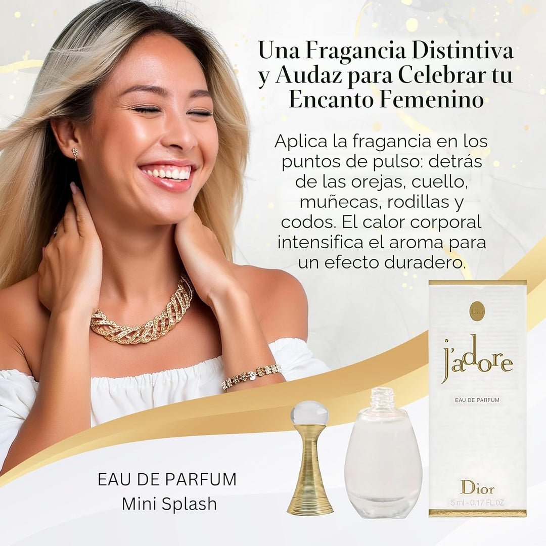 J'adore by Christian Dior - Eau de Parfum coleccionable de 0.17...