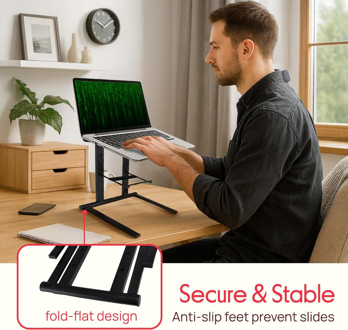Soporte de mesa Pyle plpts47 para todo tipo de dispositivos. Estaci...
