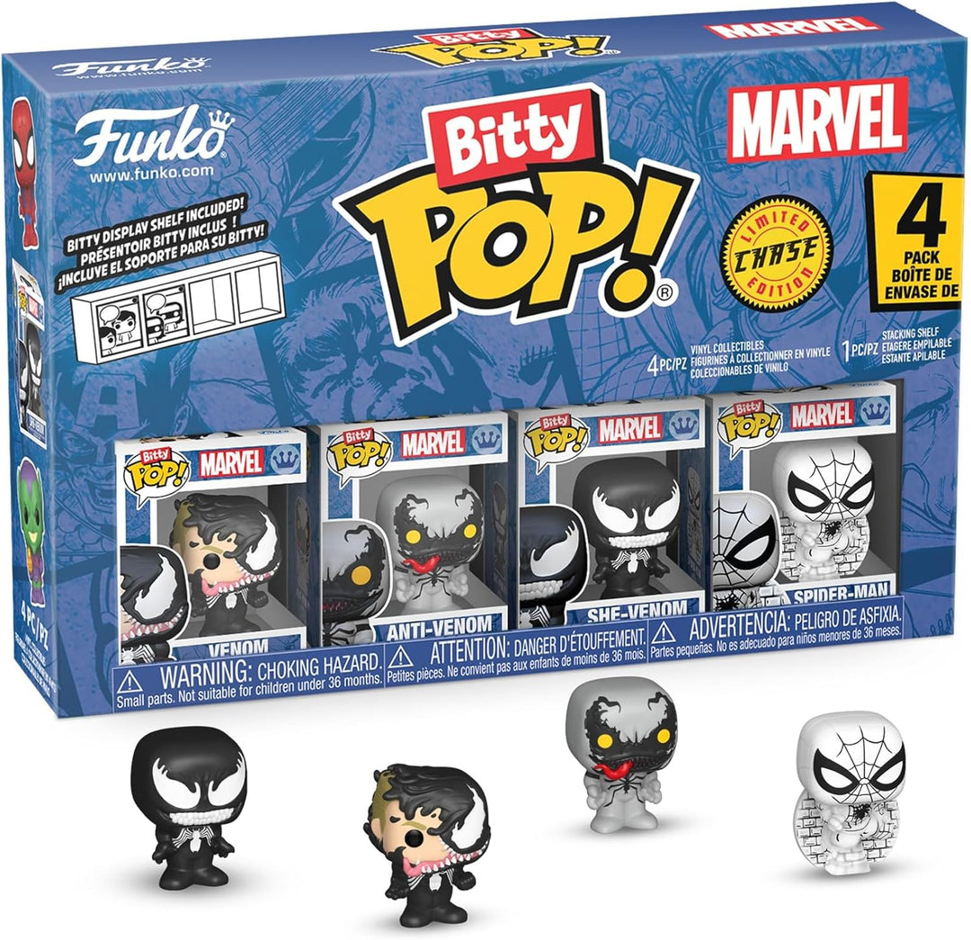 Funko Pop Bitty Spider-Man - Figura de Venom Anti-Venom